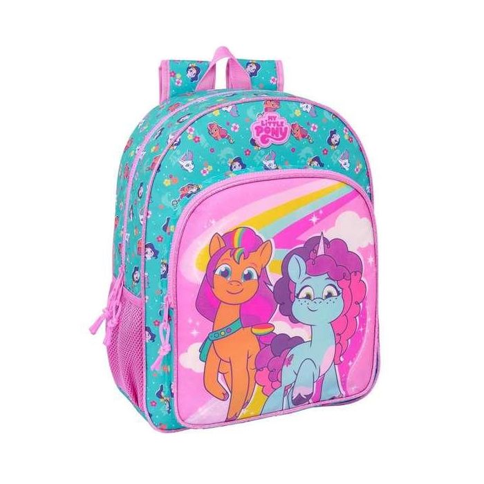 Mochila Escolar My Little Pony Magic Rosa Turquesa 33 x 42 x 14 cm 3