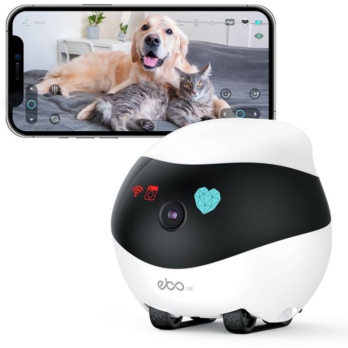 Enabot EBO SE Robot Mascota con Cámara 1080p, WiFi, App, Visión Nocturna y Láser 0 Enabot EBO SE Robot Mascota con Cámara 1080p, WiFi, App, Visión Nocturna y Láser 0