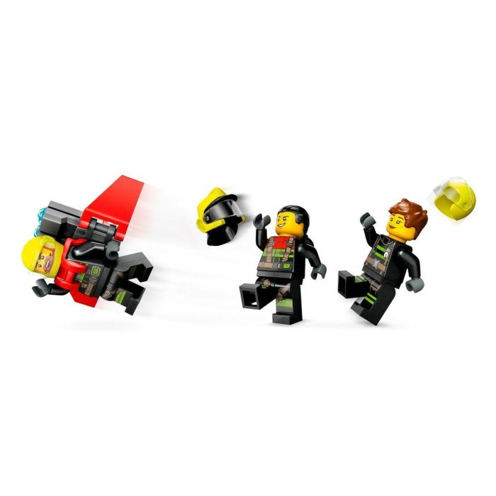 LEGO 60413 City Avión de Rescate de Bomberos, Juguete con 3 Pilotos, Minifiguras de Bomberos 4