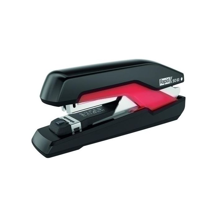 Grapadora Rapid Supreme So60 Fullstrip Negra/Roja