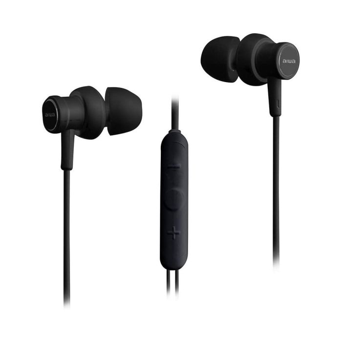 Auriculares Aiwa Estm - 500 Negro Auriculares Aiwa Estm - 500 Negro