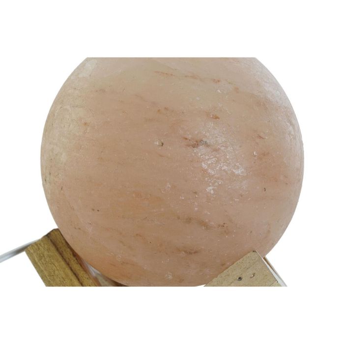 Lámpara de mesa DKD Home Decor Marrón Rosa Sal Acacia 15 W 220 V 15 x 15 x 20 cm 4 Lámpara de mesa DKD Home Decor Marrón Rosa Sal Acacia 15 W 220 V 15 x 15 x 20 cm 4