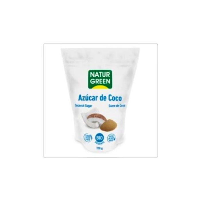 NATURGREEN Azúcar de Coco Bio 300g Ecológico para Endulzar Bebidas, Yogures y Repostería