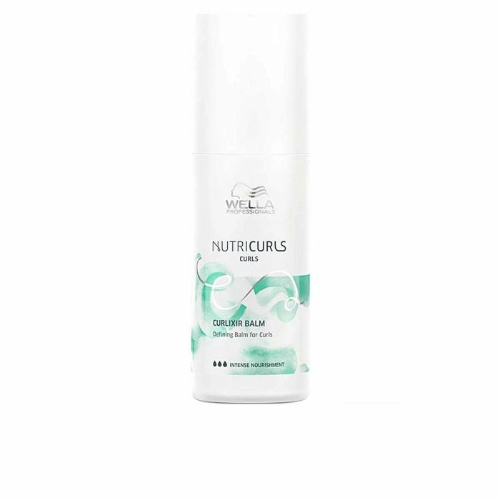 Wella Professionals Nutricurls Curlix Bálsamo Definidor de Rizos Sin Enjuague para Cabello Rizado, Combate Encrespamiento, Hidratante, 150 ml