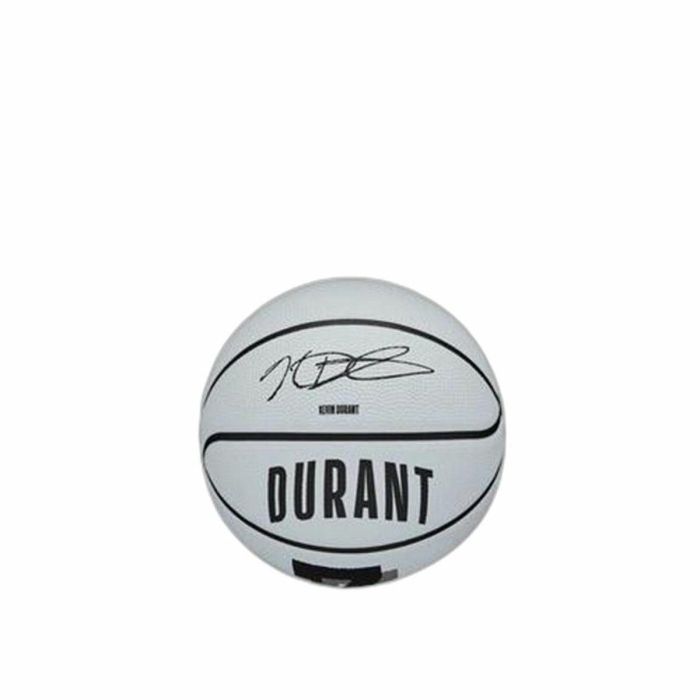 Balón de Baloncesto Wilson Player Icon Mini Durant Blanco (Talla 3) 3 Balón de Baloncesto Wilson Player Icon Mini Durant Blanco (Talla 3) 3