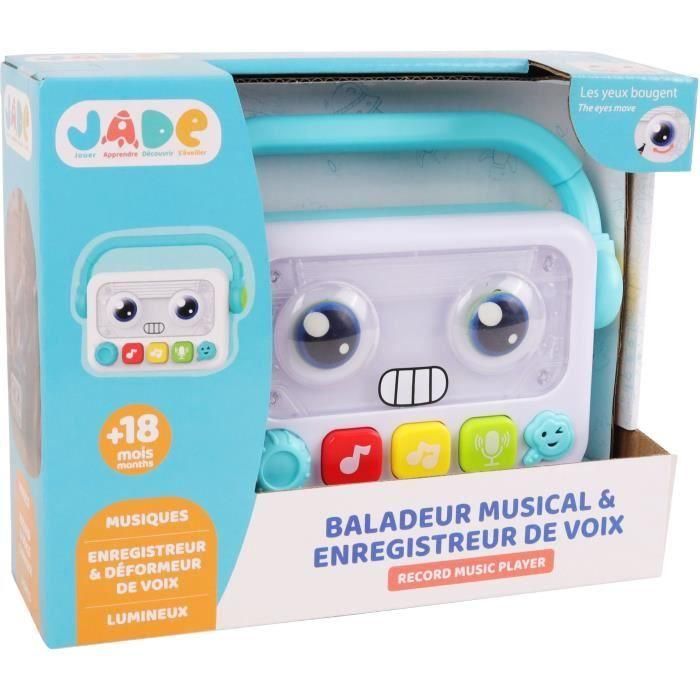 Walkman Musical y Luminoso - JADE - 17 cm - Música, Grabación y Deformación de Voz - A partir de 18 Meses 5 Walkman Musical y Luminoso - JADE - 17 cm - Música, Grabación y Deformación de Voz - A partir de 18 Meses 5