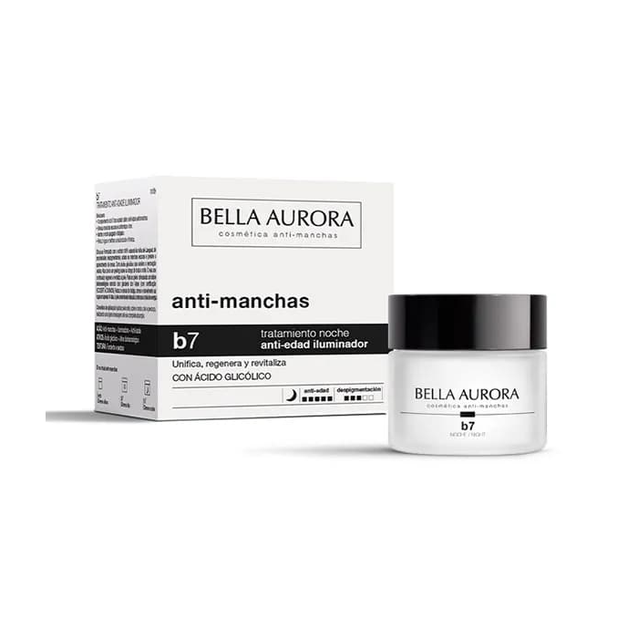 Bella Aurora B7 Antimanchas Regenerador Aclarante Noche Crema Facial 50 ml