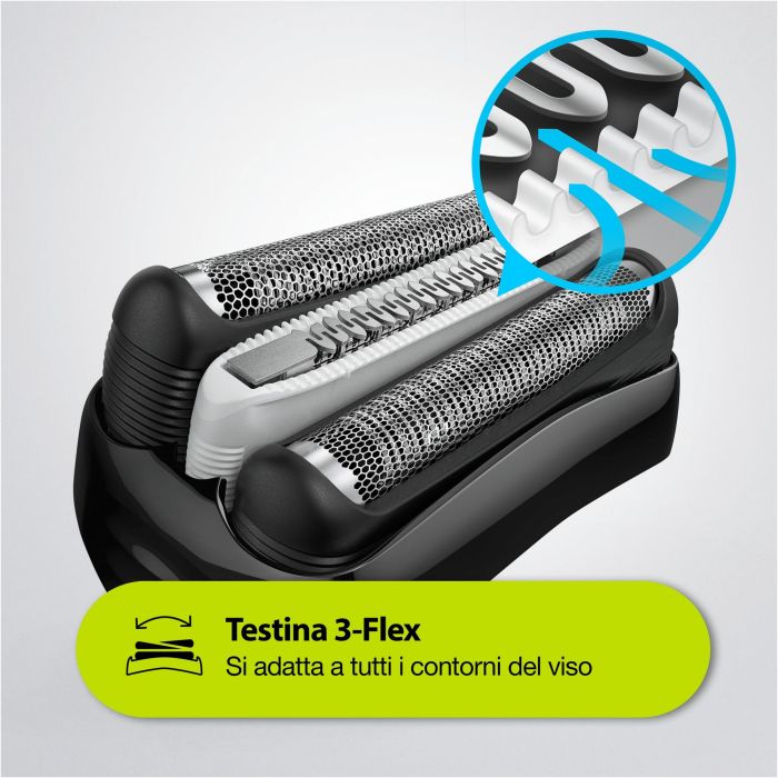 Afeitadora de barba eléctrica para hombre - BRAUN - Series 3 Shave & Style 3010BT - Tecnología Wet & Dry - Negro/Azul 3 Afeitadora de barba eléctrica para hombre - BRAUN - Series 3 Shave & Style 3010BT - Tecnología Wet & Dry - Negro/Azul 3