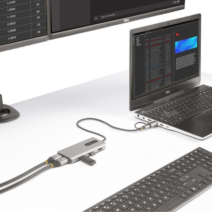 Adaptador USB Startech 167B-USBC-MULTIPORT 8 Adaptador USB Startech 167B-USBC-MULTIPORT 8
