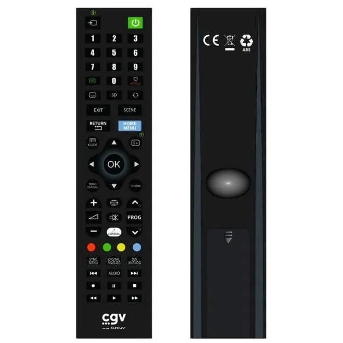CGV Mando a distancia de repuesto CGV3322103009306 para televisores Sony - Sin programación - Listo para usar 0 CGV Mando a distancia de repuesto CGV3322103009306 para televisores Sony - Sin programación - Listo para usar 0