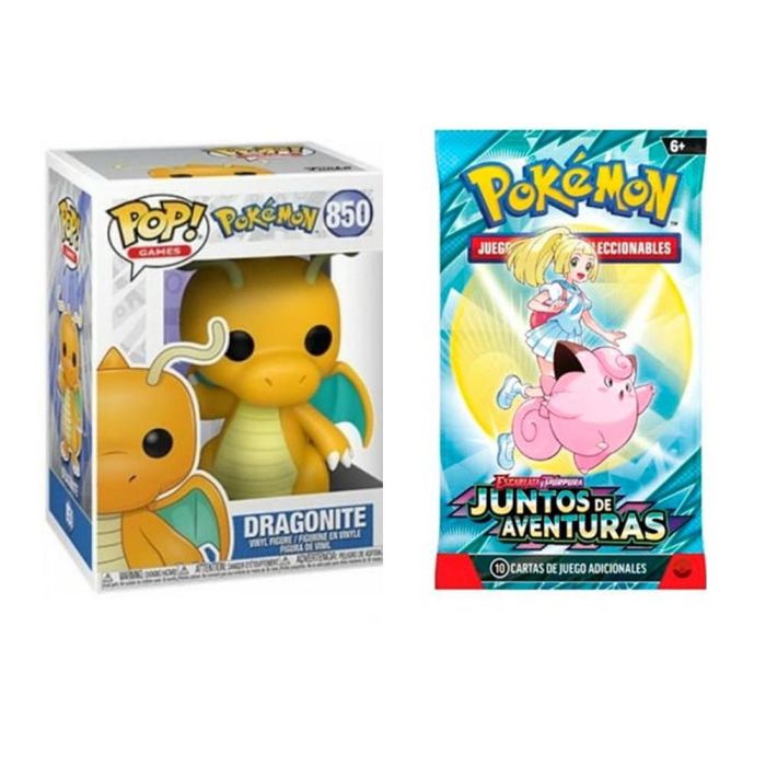 Pack Pokemon Funko Dragonite + Sobre