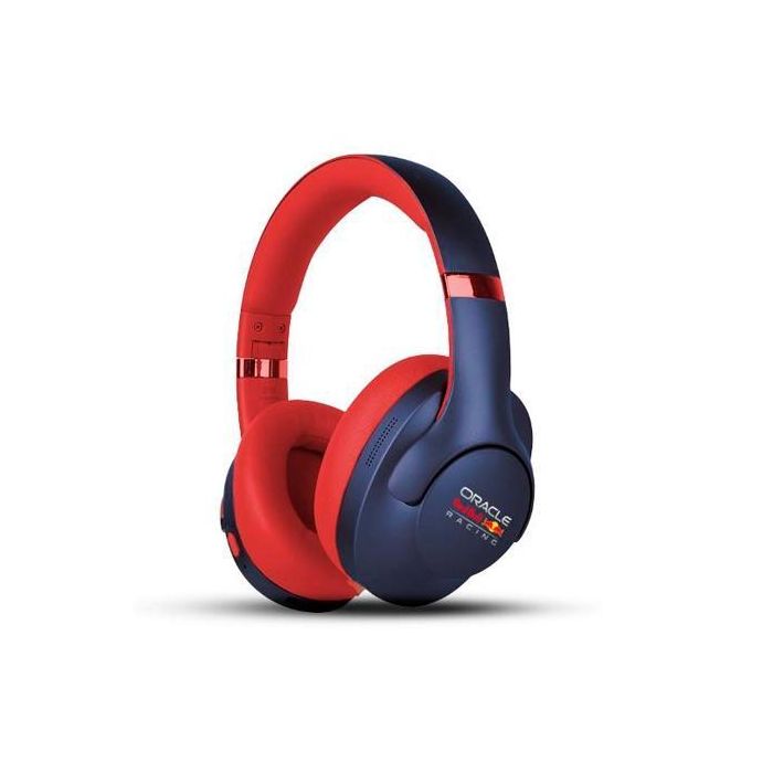 Red Bull Racing Auriculares Aura Over-Ear Inalámbricos Bluetooth con Micrófono Azul para Sesiones Largas