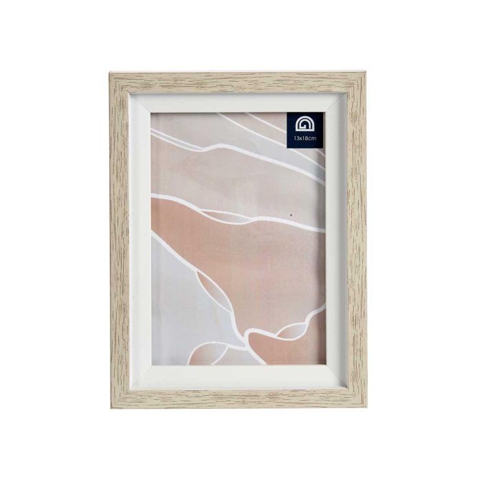 Giftdecor Portafotos Natural Borde Blanco 13x18 cm - Plástico y Vidrio (24 Unidades) 3 Giftdecor Portafotos Natural Borde Blanco 13x18 cm - Plástico y Vidrio (24 Unidades) 3