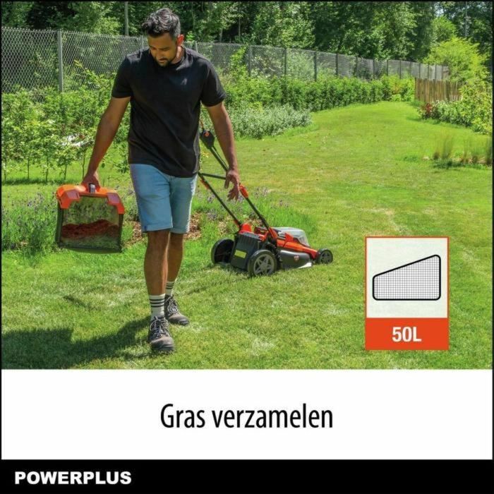 PowerPlus Dual Power POWDPGLWS2 Cegador de césped 40V, 420mm Ø, batería y cargador incluidos 1