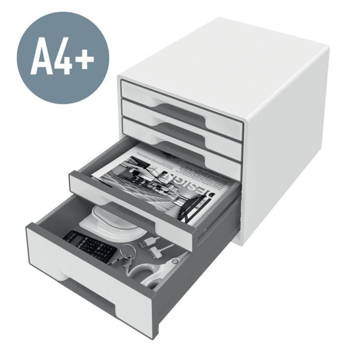 Cajón Archivador Leitz WOW CUBE Blanco 2