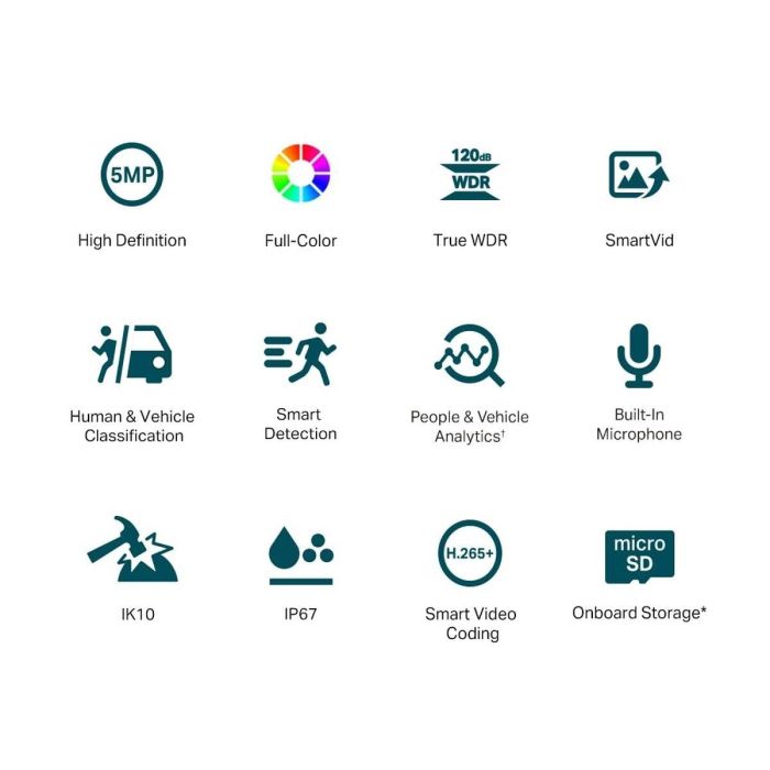 Videocámara de Vigilancia TP-Link VIGI C250(4MM) 17