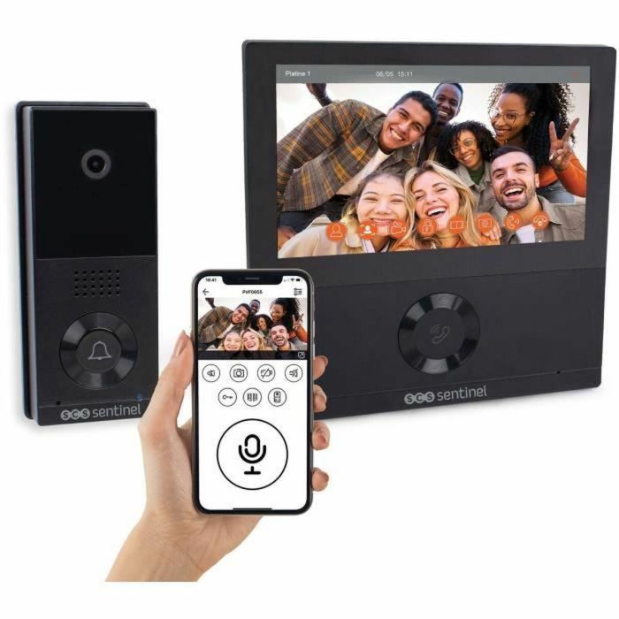 Scs Sentinel SCS3701085207151 Videoportero VisioWifi con Conexión por Cable, Visión Nocturna, Negro 0 Scs Sentinel SCS3701085207151 Videoportero VisioWifi con Conexión por Cable, Visión Nocturna, Negro 0