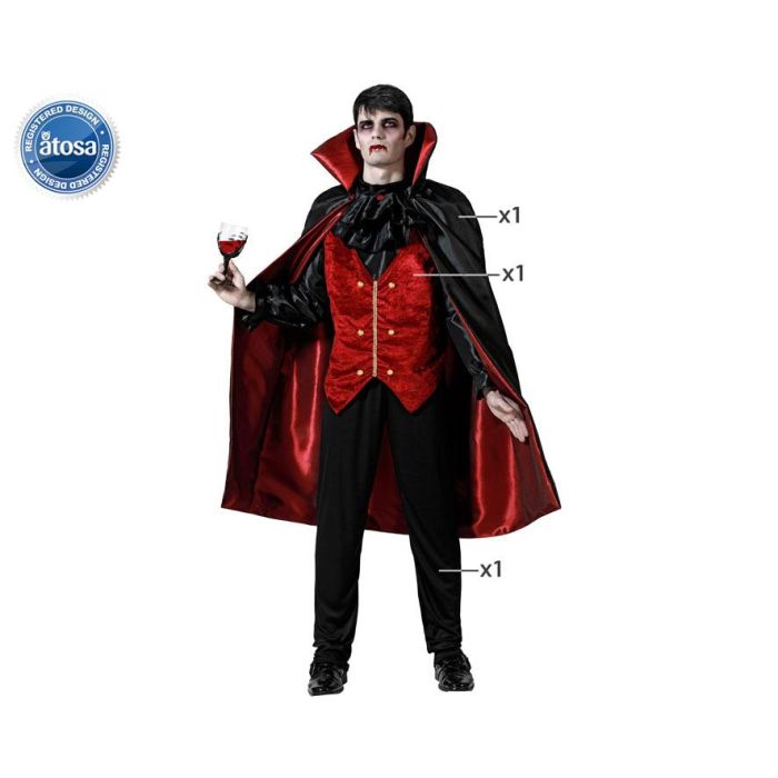 Disfraz Vampiro Elegante Hombre Adulto XL 0 Disfraz Vampiro Elegante Hombre Adulto XL 0