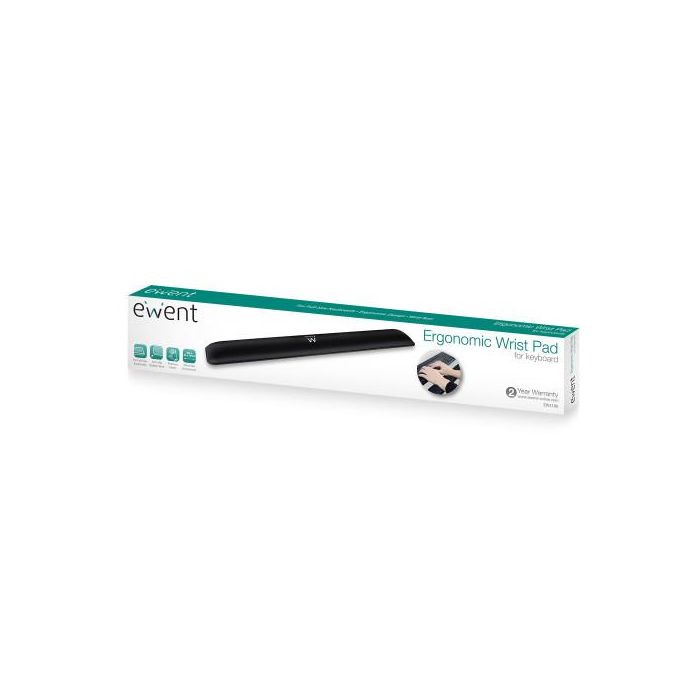 Ewent EW3180 descansa muñecas Poliéster, Caucho Negro 4 Ewent EW3180 descansa muñecas Poliéster, Caucho Negro 4
