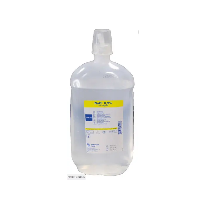 Unidix Suero Fisiológico Irrigación 1 L Estéril y Apirogénico