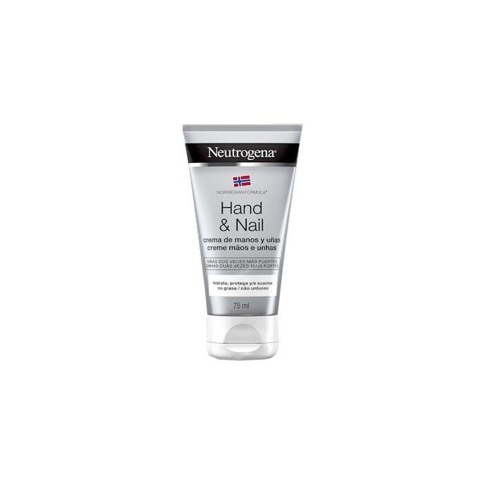 Neutrogena Crema de Manos y Uñas Hidratación Intensa No Grasa Fortalece Uñas 24H con Pantenol y Alantoína Fórmula Noruega 75 ml