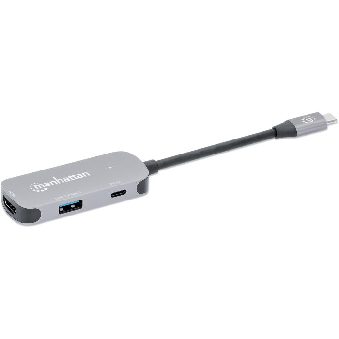MANHATTAN 3-in-1 Dock USB-A/USB-C PD 4K60 HDMI USB USB-C PD 5 MANHATTAN 3-in-1 Dock USB-A/USB-C PD 4K60 HDMI USB USB-C PD 5