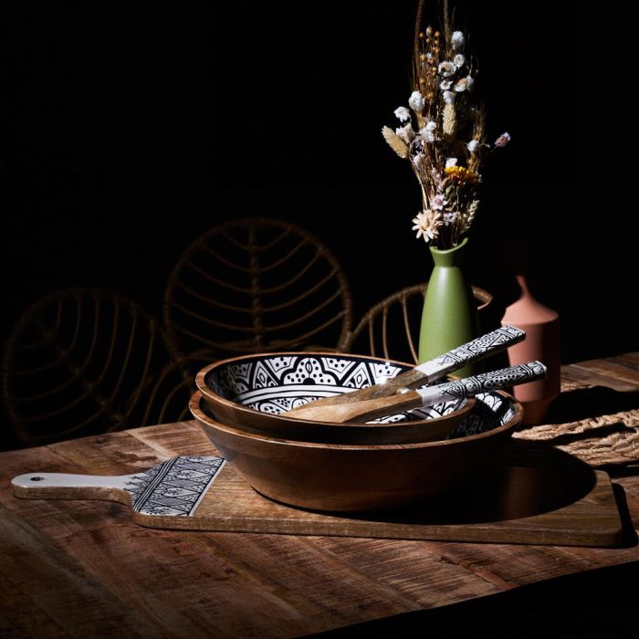 Home Deco Factory Tabla Servir Dune 58x19 cm Madera de Mango 4 Home Deco Factory Tabla Servir Dune 58x19 cm Madera de Mango 4