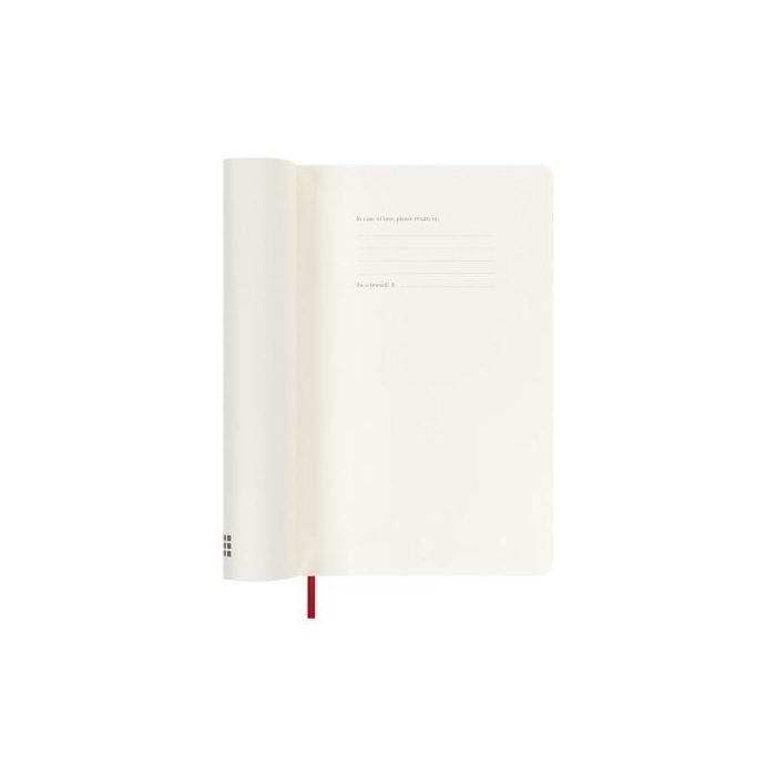 Moleskine Agenda Semanal 18M 2025-2026 Tapa Blanda Rojo 13x21 cm DSF218WN3Y26 1