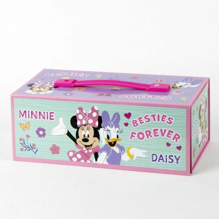 Cerdá Set Papelería Coloreable Minnie Maletín - Ideal para Niños +3 Años - 26x10x13 cm 2