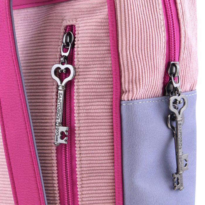 Mochila Gorjuss Cheshire cat Rosa Morado (27 x 10 x 37 cm) 1 Mochila Gorjuss Cheshire cat Rosa Morado (27 x 10 x 37 cm) 1