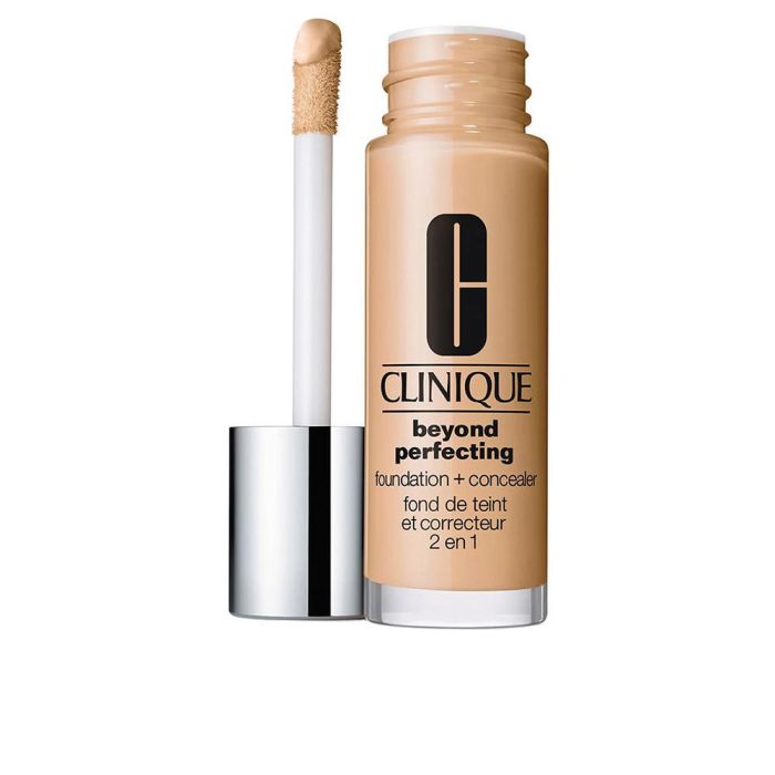 Clinique Beyond Perfecting Foundation + Concealer #1-Linen, Base de Maquillaje Fluido Hipoalergénico 30ml 1 Clinique Beyond Perfecting Foundation + Concealer #1-Linen, Base de Maquillaje Fluido Hipoalergénico 30ml 1