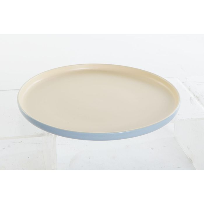 DKD Home Decor Plato Scandi New Bone Multicolor 25x25 cm Pack 12 Unidades Apto Microondas Lavavajillas Surtido Aleatorio 1
