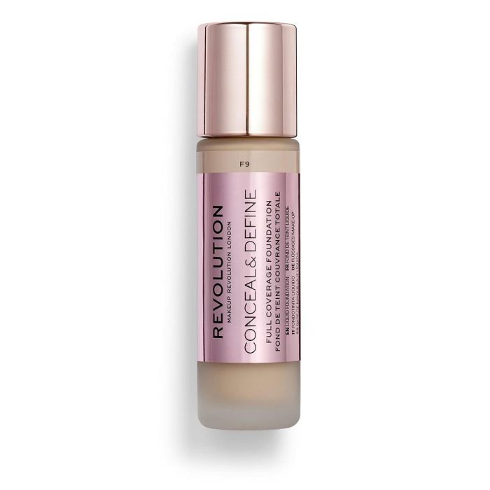 Revolution Make Up CONCEAL & DEFINE Base de Maquillaje Full Coverage, Vegana, Libre de Crueldad, 23 ml 5 Revolution Make Up CONCEAL & DEFINE Base de Maquillaje Full Coverage, Vegana, Libre de Crueldad, 23 ml 5