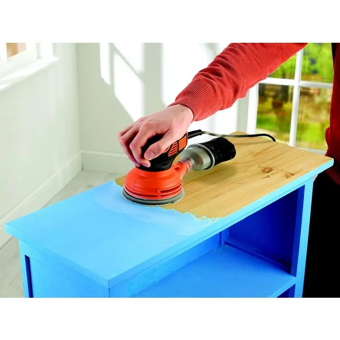 Black + Decker Lijadora orbital aleatoria KA199 - 240 W - 125 mm - Con cable 2