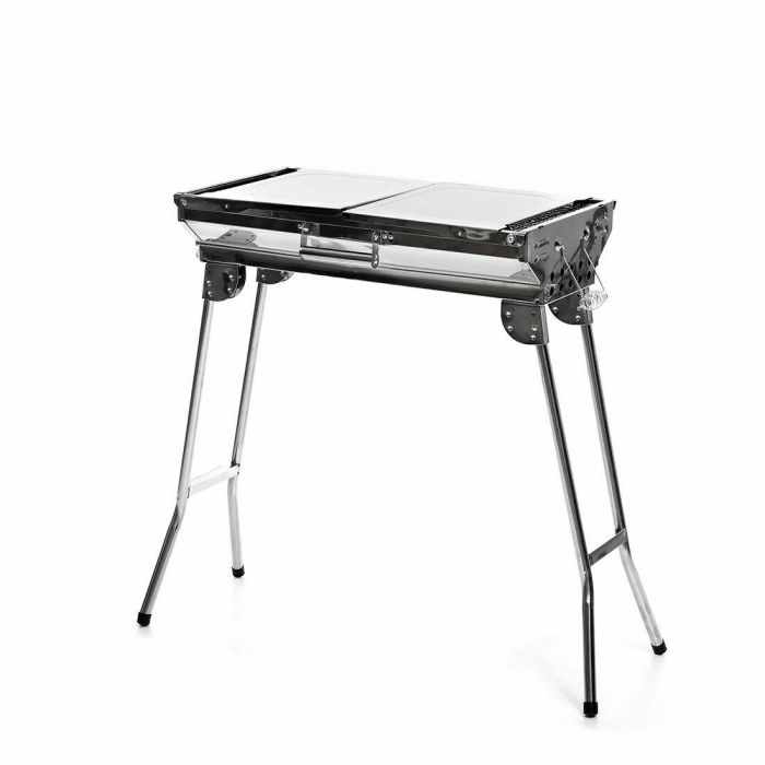 Pack Barbacoa Plegable de Acero Inoxidable para Carbón y Encendedor Eléctrico Recargable y Flexible InnovaGoods 23