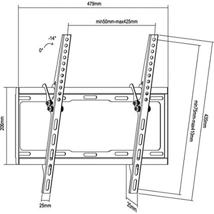 Soporte TV Equip 650311 35 kg 1