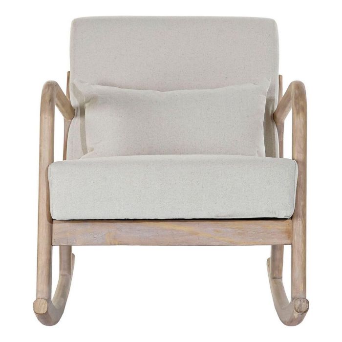 Mecedora Sixties DKD Home Decor Beige Natural 85 x 81 x 66 cm 3 Mecedora Sixties DKD Home Decor Beige Natural 85 x 81 x 66 cm 3