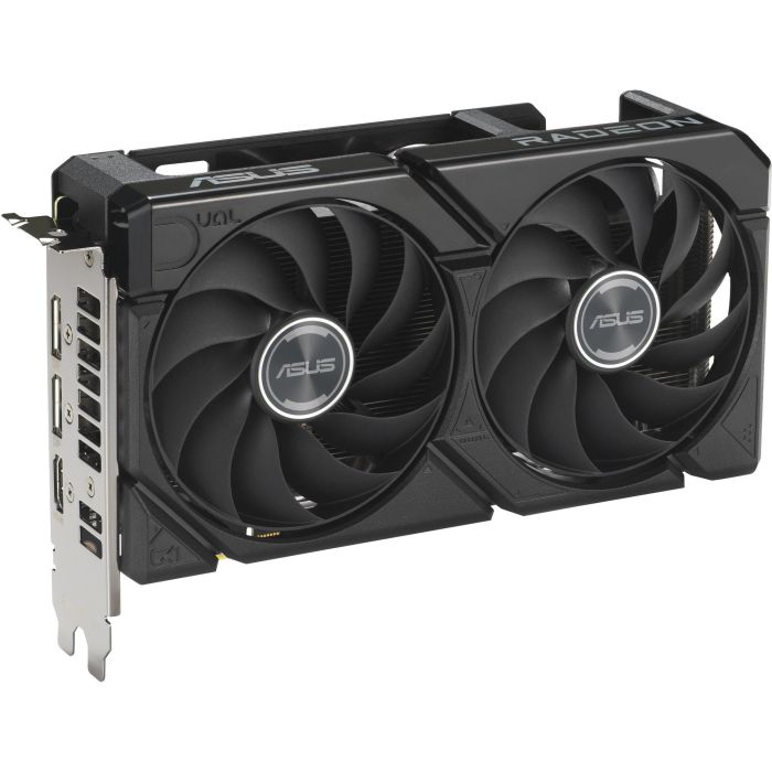 ASUS DUAL-RX9060XT-8G Radeon RX 9060 XT 8GB GDDR6 PCI Express 5.0 Tarjeta Gráfica Gaming Negra 1