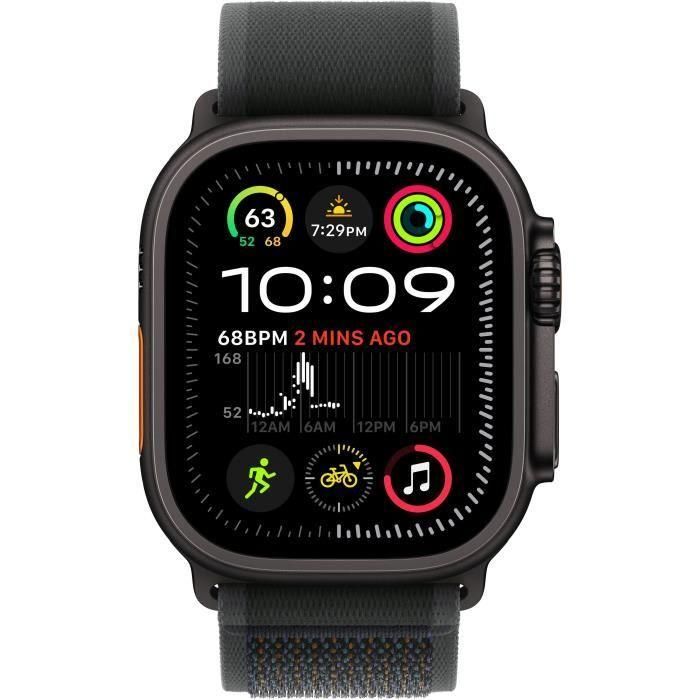 Apple Watch Ultra 2 GPS + Cellular 49 mm Caja Titanio Negro Correa Trail Loop Negra S/M 1 Apple Watch Ultra 2 GPS + Cellular 49 mm Caja Titanio Negro Correa Trail Loop Negra S/M 1