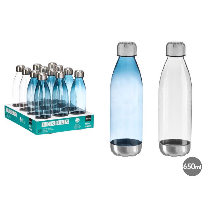 Botella Tapon Acero 650Ml Surtidos Leknes 7x25x7cm (Set de 24) 0 Botella Tapon Acero 650Ml Surtidos Leknes 7x25x7cm (Set de 24) 0