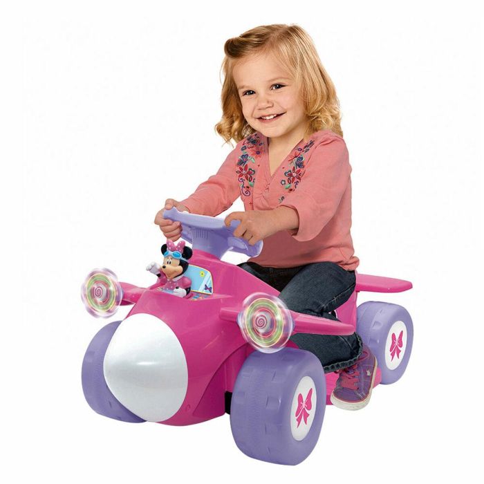 Coche Eléctrico para Niños Minnie Mouse Batería Avioneta 6 V 3