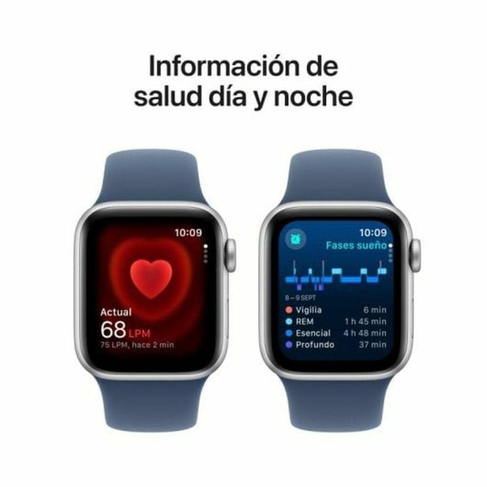 Reloj Hombre Apple MXGF3QL/A Azul Plateado 3