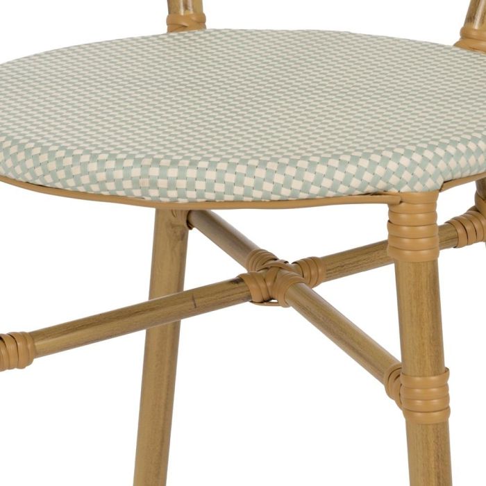 Silla Aguamarina Aluminio-Textileno 47 X 60 X 79 cm