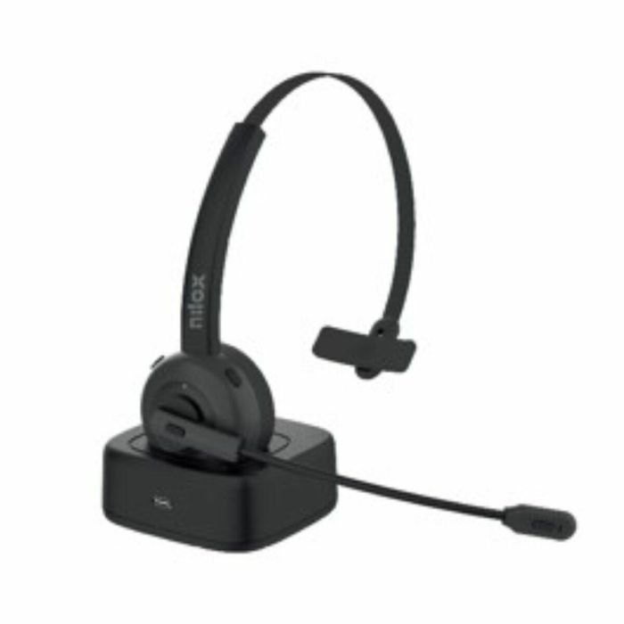 Nilox Auriculares Inalambricos Mono Profesional Micrófono Negro 0 Nilox Auriculares Inalambricos Mono Profesional Micrófono Negro 0