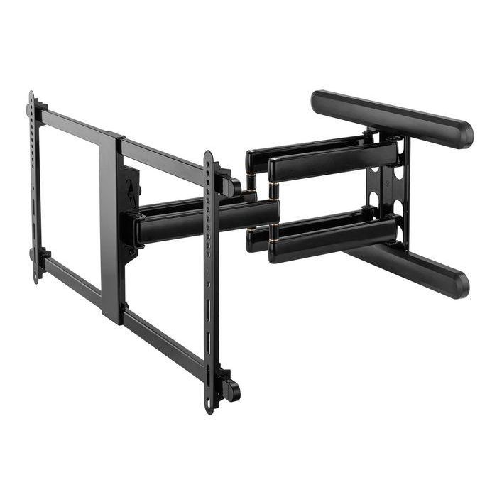 Vivolink Soporte de pared Pro para pantallas grandes, brazo inclinable y giratorio, 70 kg, VESA 800x400, negro brillante 3