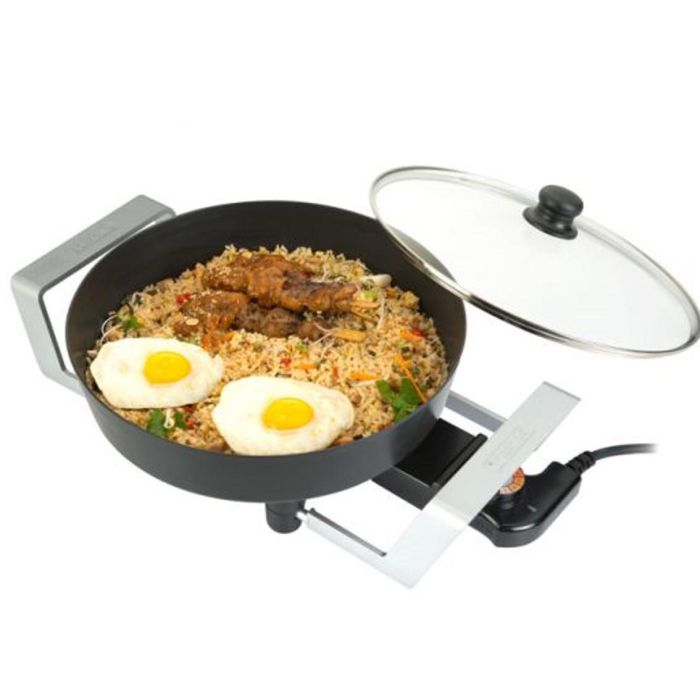 Bourgini Multicazuela Eléctrica 6 Litros 26 cm Diámetro 1800 W con Tapa de Cristal 0 Bourgini Multicazuela Eléctrica 6 Litros 26 cm Diámetro 1800 W con Tapa de Cristal 0