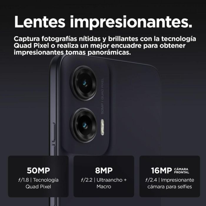 Smartphone Motorola G35 5G 8 GB RAM 256 GB 6,72" Unisoc Negro Gris 5 Smartphone Motorola G35 5G 8 GB RAM 256 GB 6,72" Unisoc Negro Gris 5
