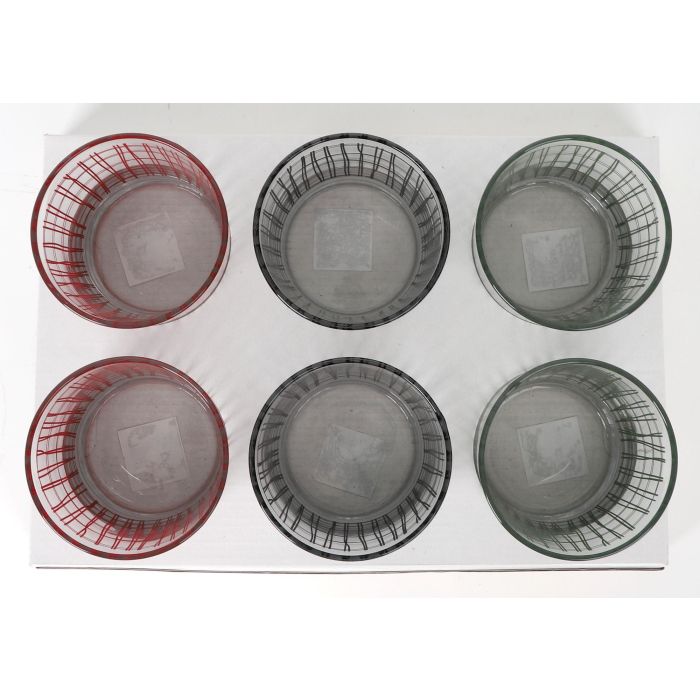 LAV Vaso Pinta de Diseño Quadro Colección, 34.5 cl (345 cc), Ø 8 x 8 x 8 cm, Referencia BDG386.3132 (24 Unidades)