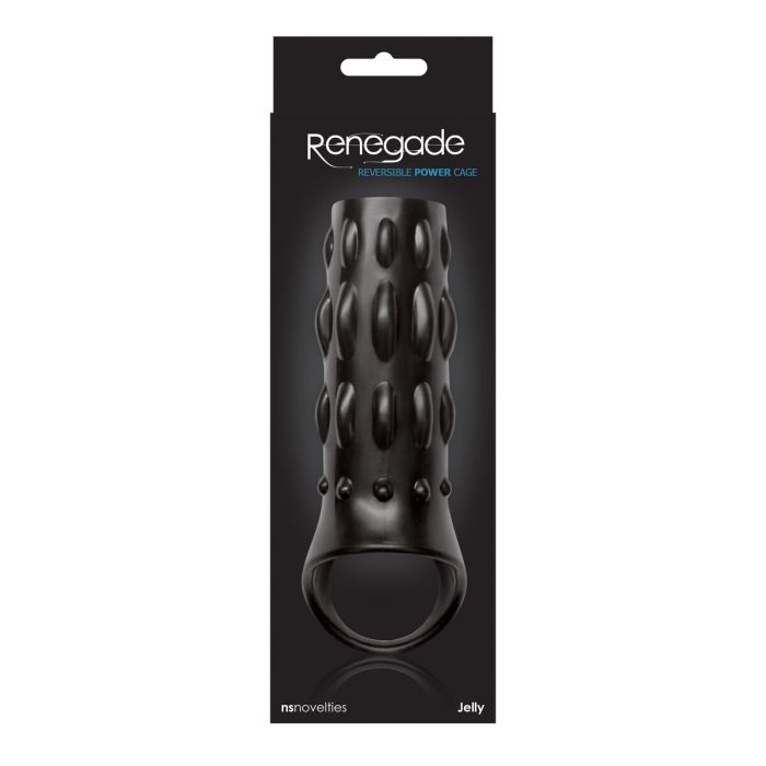 Funda para pene NS Novelties Renegade Negro Ø 4,4 cm 1