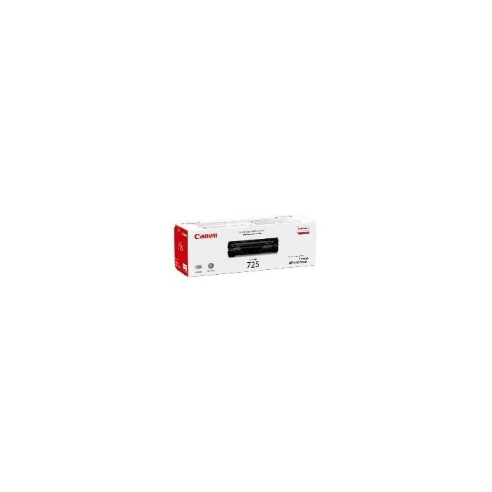 Canon 3484B002 Tóner Original Cartucho Negro 725 Todo en Uno 1600 páginas para i-SENSYS LBP6020 LBP6000 MF3010
